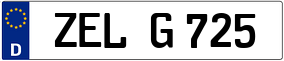 Truck License Plate